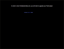 Tablet Screenshot of christianiavodka.com